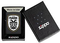 Αναπτήρας PAOK Black Logo  Zippo®