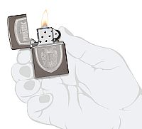 Αναπτήρας PAOK Sheild Laser Zippo®