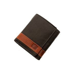 Δερμάτινο Πορτοφόλι Μικρό με RFID Καφέ σκούρο LAVOR 1-3301