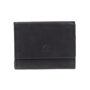 Δερμάτινο Πορτοφόλι LAVOR 1-7541 Μικρό Μαύρο με RFID