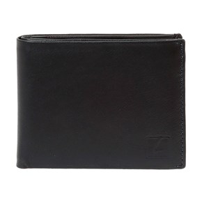 Δερμάτινο Ανδρικό Πορτοφόλι με RFID Μαύρο Lavor 1-2123