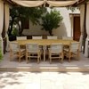Σετ Τραπεζαρίας Ξύλου Teak Amore  9τμχ 300x105x75cm