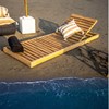 Ξαπλώστρα Aurelia από Μασίφ Ξύλο Teak 200x65x25cm