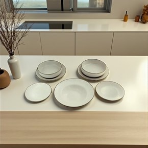 Φοιτητικό πακέτο Σετ Πιάτα  Stoneware 13τεμ Start 