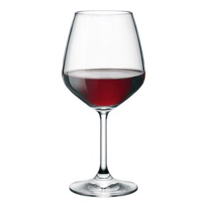 Ποτήρια Κόκκινου Κρασιού Γυάλινα  κολονάτα Divino Σετ 6 τεμαχίων  530ml 
