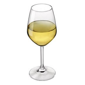 Ποτήρια Λευκού Κρασιού Γυάλινα κολονάτα Divino Σετ 6 τεμαχίων 445ml 