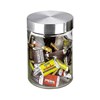 Βάζο Γυάλινο Με Ανοξείδωτο Καπάκι 1.25lt 45-9209-3 GTSA