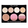 Elixir Παλέτα Pro. Blush & Highlighter 835