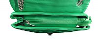 Τσάντα  Γυναικεία Ωμου Πράσινη Δερματίνη Chantal Firenze  30x23cm 