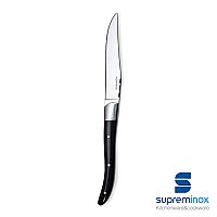 Μαχαίρι Steak Inox Χωρίς Δόντια Μαύρο Supreminox Με μήκος Λάμας 10,5cm