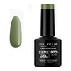 Ημιμόνιμο Βερνίκι Semi Gel 970 Olive 8ml Elixir