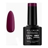 Ημιμόνιμο Βερνίκι Semi Gel 883 Sangria 8ml Elixir