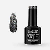 Ημιμόνιμο Βερνίκι Semi Gel 1000 Unspecified Glitter 8ml Elixir