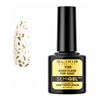 Ημιμόνιμο βερνίκι 8ml – #1128 Gold Flake Top Coat No Wipe Elixir