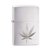 Αναπτήρας  Chrome Marijuana Leaf Design 29587 Zippo®
