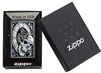 Αναπτήρας Skull Clock Design 29854 Zippo® 