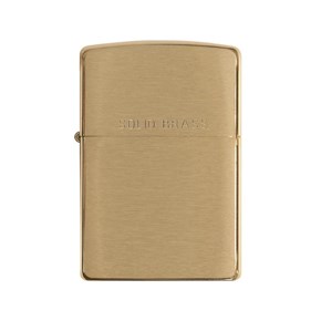 Αναπτήρας  Zippo Classic Brushed Solid Brass 204 Zippo®