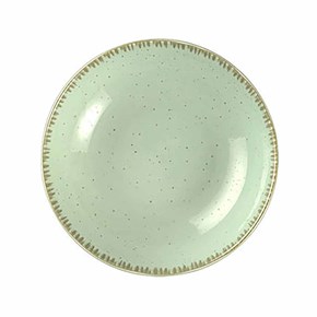 Πιάτο Βαθύ Πορσελάνης Pistachio πράσινο  23cm 
