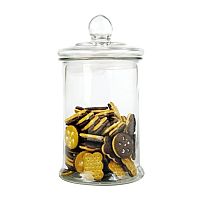Βάζο γυάλινο με αεροστεγές καπάκι 2,5 lt  15x27cm GTSA 45-9238-2