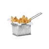 Καλάθι Chips Inox Ορθογώνιο Χρωμίου 21x10x6cm