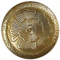 Στρογγυλό Βοηθητικό Τραπεζάκι Μεταλλικό Χρυσό Μ54.5xΠ54.5xΥ57.5εκ.Marhome 22411