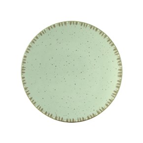 Πιάτο Ρηχό  Πορσελάνης Pistachio πράσινο 23cm n1875