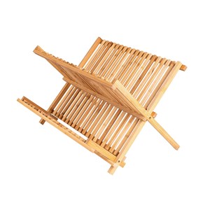 Πιατοθήκη Bamboo Essentials Αναδιπλωμένη 2 επιπέδων  Estia 42x27.5x38cm   