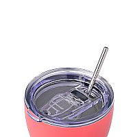 Θερμός με Καλαμάκι Coffee Mug Save The Aegean Fusion Coral 350ml