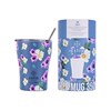 Θερμός με Καλαμάκι Coffee Mug Save The Aegean Garden Blue 350ml