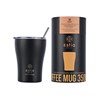 Θερμός με Καλαμάκι Coffee Mug Save The Aegean Midnight Black 350ml