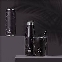 Μπουκάλι Θερμός  Travel Flask Save the Aegean Pentelica Black  750ml