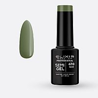 Ημιμόνιμο βερνίκι 5ml  #670 (Olive)5ml Elixir