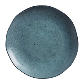 Πιάτο ρηχό Stoneware organic Petroleum1 Porto Brasil 27cm Μπλε