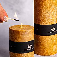 Aρωματικό φυσικό κερί Luxe μελί 30 ωρών 8cm