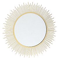 Καθρέπτης Τοίχου  Χρυσός Μεταλλική Κορνίζα Φ61 Ηλιάδης 81070