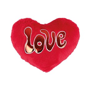 Μαξιλάρι Μαλέλης Καρδιά Love Κόκκινο 34x26cm 