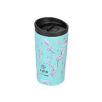 Θερμός Ποτήρι Travel Mug Save The Aegean Blossom Green 350ml