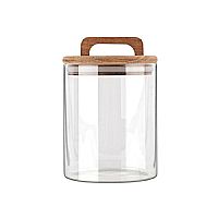 Γυάλινο Δοχείο αποθήκευσης Acacia Allure 650ml ,10x10x14,8 cmEstia 