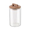 Γυάλινο Δοχείο αποθήκευσης Acacia Allure 1000ml 10x10x19,2 cm Estia 
