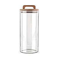 Γυάλινο Δοχείο αποθήκευσης Acacia Allure 1300ml 10x10x24,8 cm Estia 