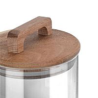Γυάλινο Δοχείο αποθήκευσης Acacia Allure 1300ml 10x10x24,8 cm Estia 
