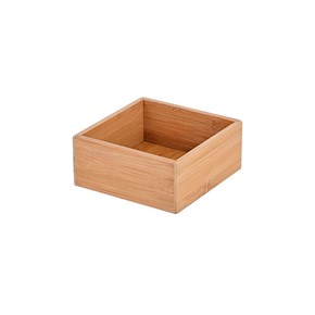 Κουτί Αποθήκευσης Συρταριού Bamboo Essentials 15x15x7cm Estia 03-17545
