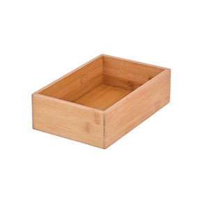 Κουτί Αποθήκευσης Συρταριού Bamboo Essentials 15x23x7cm Estia 03-17552