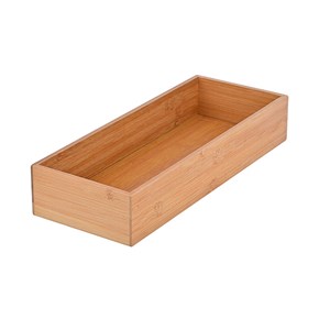 Κουτί Αποθήκευσης Συρταριού Bamboo Essentials 15x38x7cm Estia 03-17569