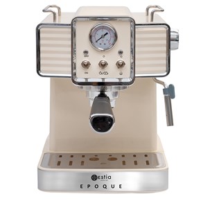 Μηχανή Espresso Retro Epoque 1350w 20bar 1.5lt Κρεμ Estia 06-12342