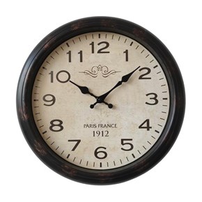 Ρολόι Τοίχου  Πλαστικό  Oriana Ferelli Φ39,7cm 1611-A