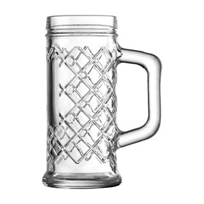 Ποτήρι Μπύρας από Γυαλί 400ml 40813Tankard Rhombus Uniglass  