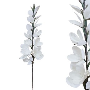 Τεχνητό Φυτό Γλαδιόλα Λευκό126cm  Marhome 6073-3