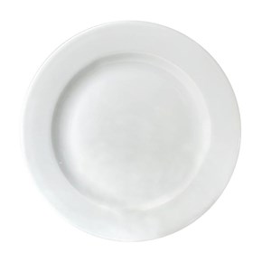 Πιάτο Ρηχό Πορσελάνης Λευκό Wide Rim Oriana Ferelli 27cm