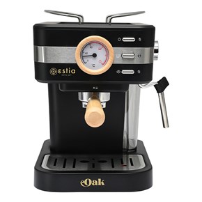 Μηχανή Espresso OAK 950w 20bar 1.2lt Μαύρη Estia 06-18986
